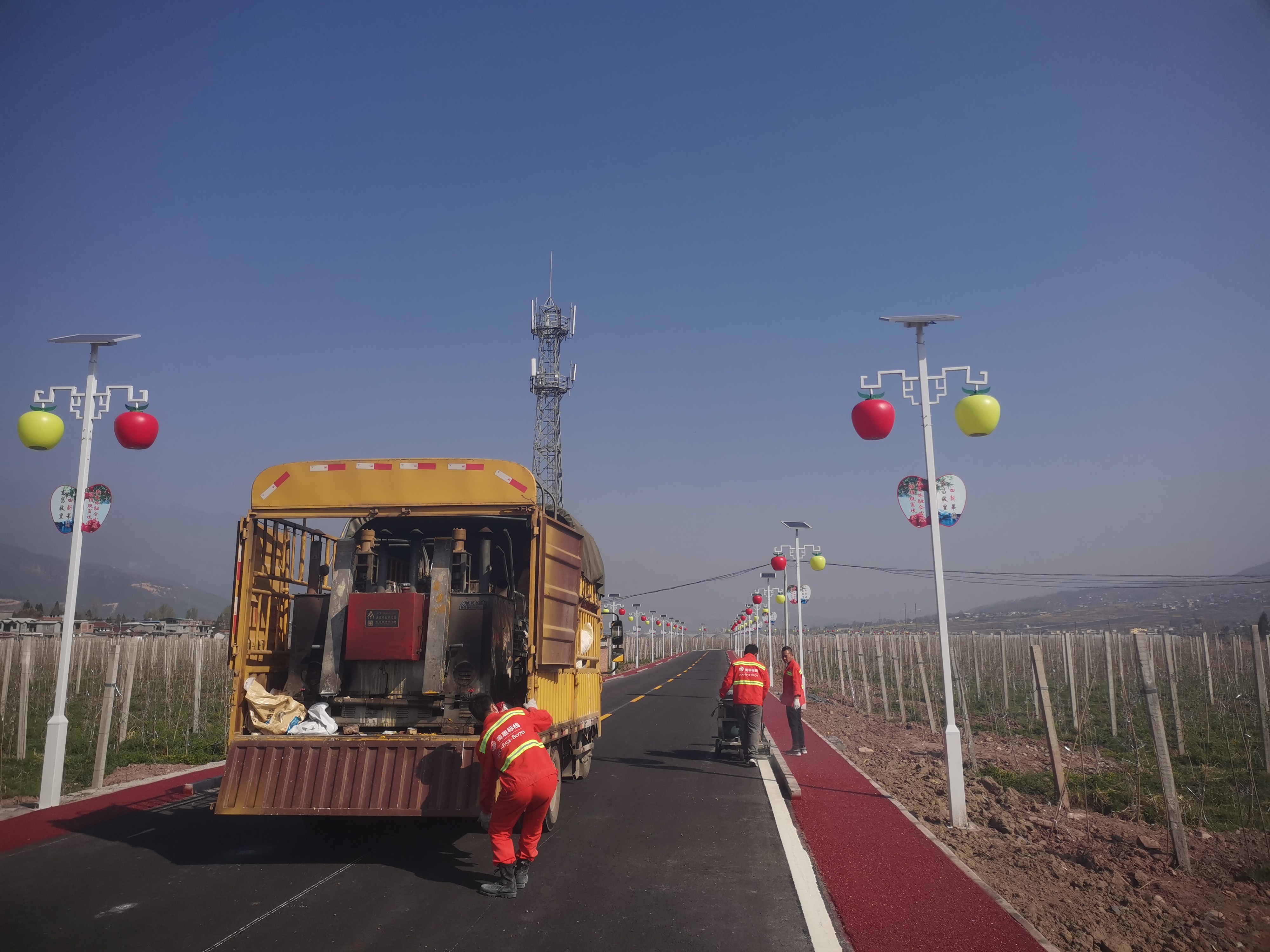 凉山道路交通标线施工 